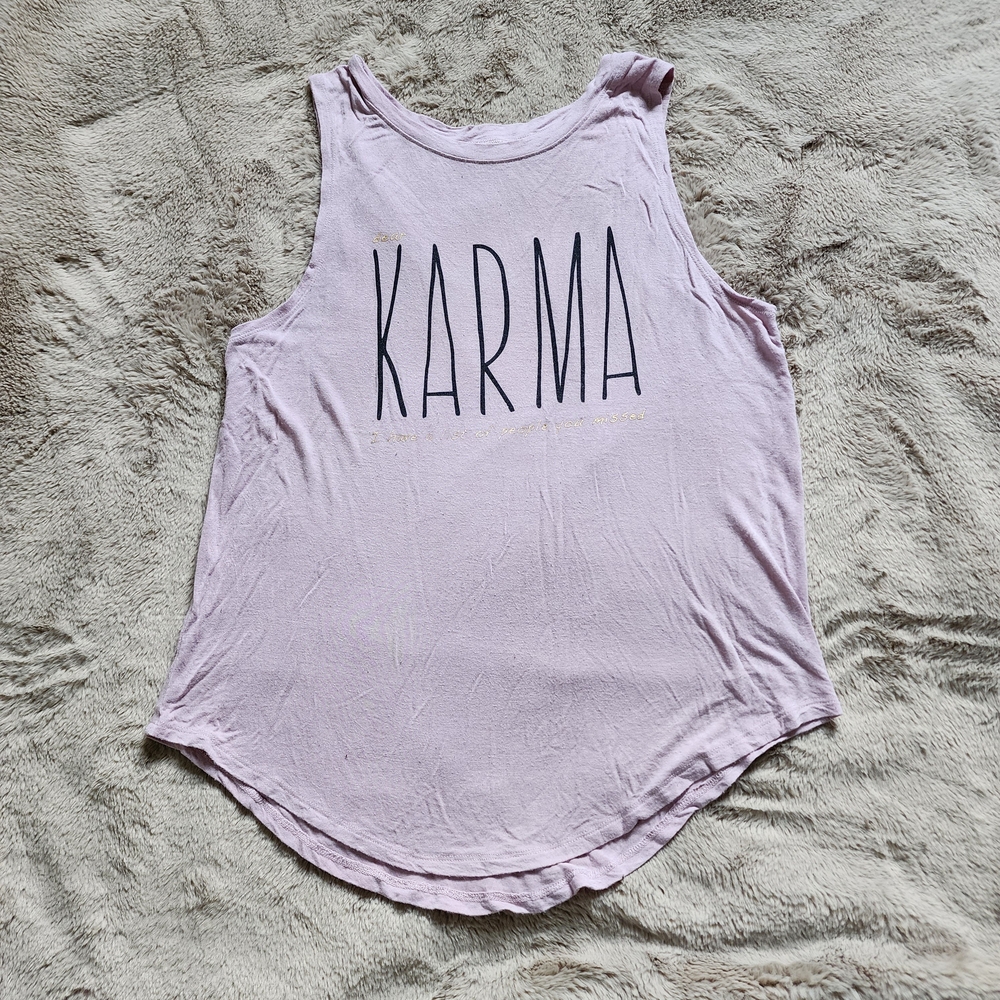 Karma Dusty Pink Sleeveless Women's Top